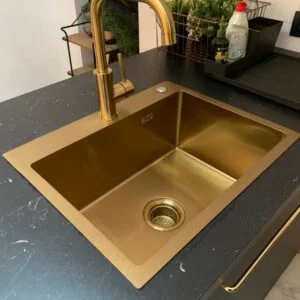 ფოლადის ნიჟარა ოქროსფერი 50×45